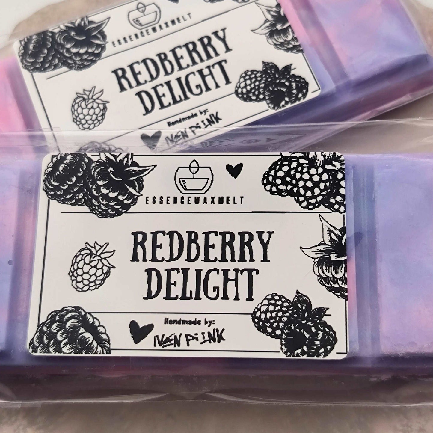 RedBerry Delight 🍓 SnapBar 40g | Cera Ecológica Hecha a Mano